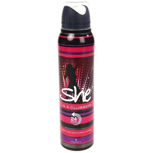 SHE DEODORANT İS A CLUBBER 150 ML