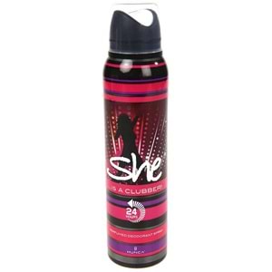 SHE CLUBBER DEO 150 ML